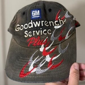 Vintage Grayish Goodwrench Service Plus NASCAR racing SnapBack hat